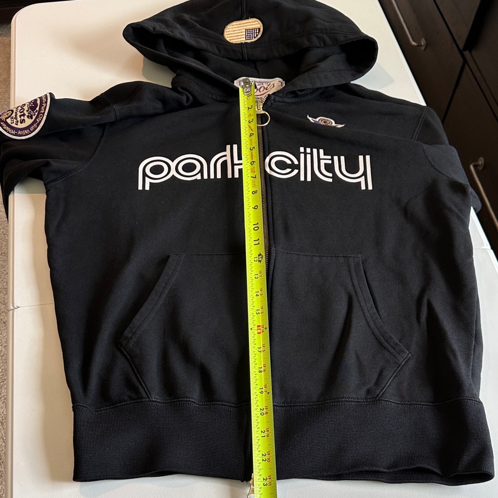 Roots Men’s Black Park City Zip Up Hoodie - Picture 5 of 5